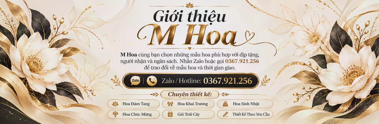 Ảnh bìa Shop hoa tươi Phường Tam Long Hồ Chí Minh - Từ lời nhắn đến món hoa vừa ý
